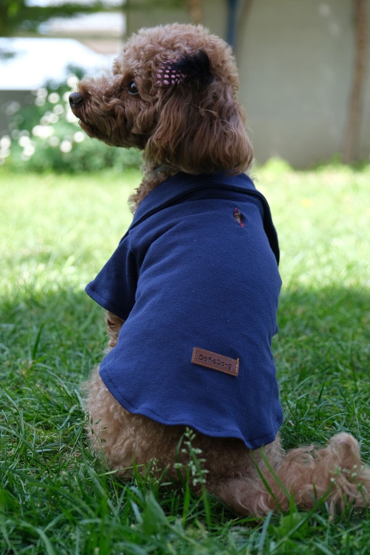 Doredog lacivert polo tişört
