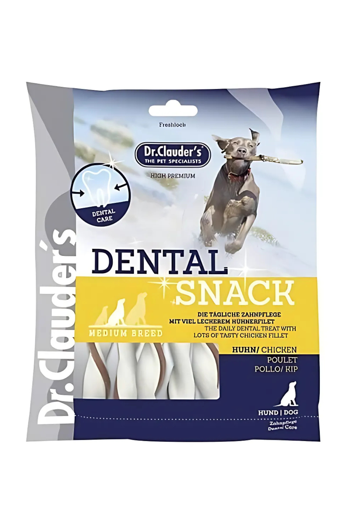 Dr. Clauders Dental Snack Tavuklu Diş Sağlığı Köpek Ödülü 170 Gr
