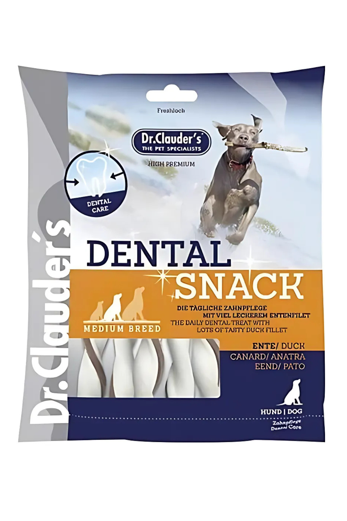 Dr. Clauders Dental Snack Ördekli Diş Sağlığı Köpek Ödülü 170 Gr