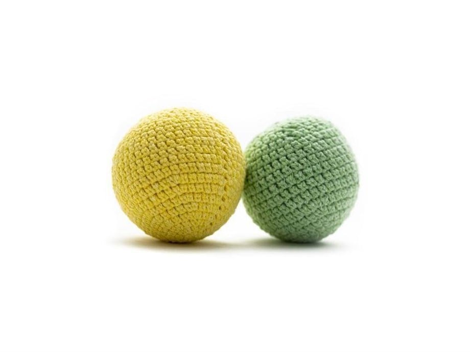 Du2 Toy Ball - Green & Yellow