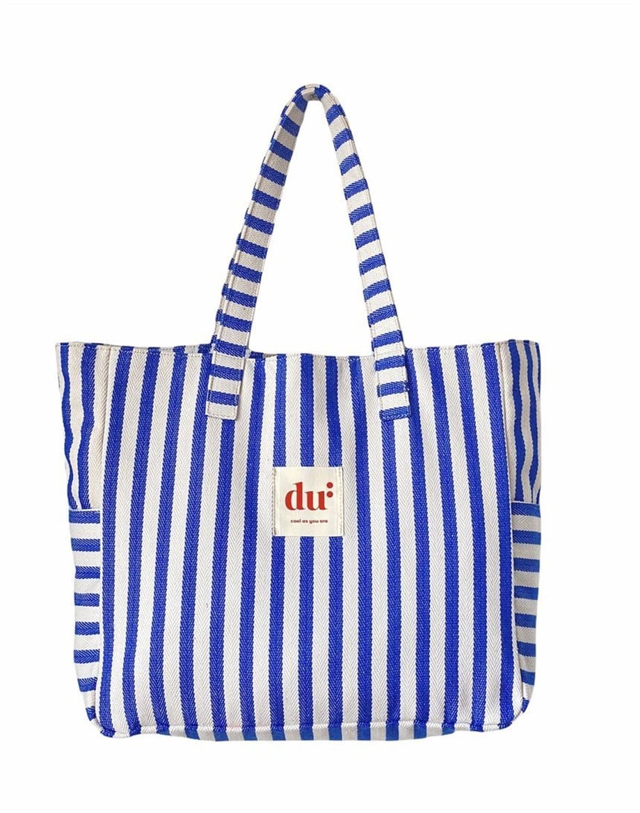 Du2 Travel Bag - Blue & White
