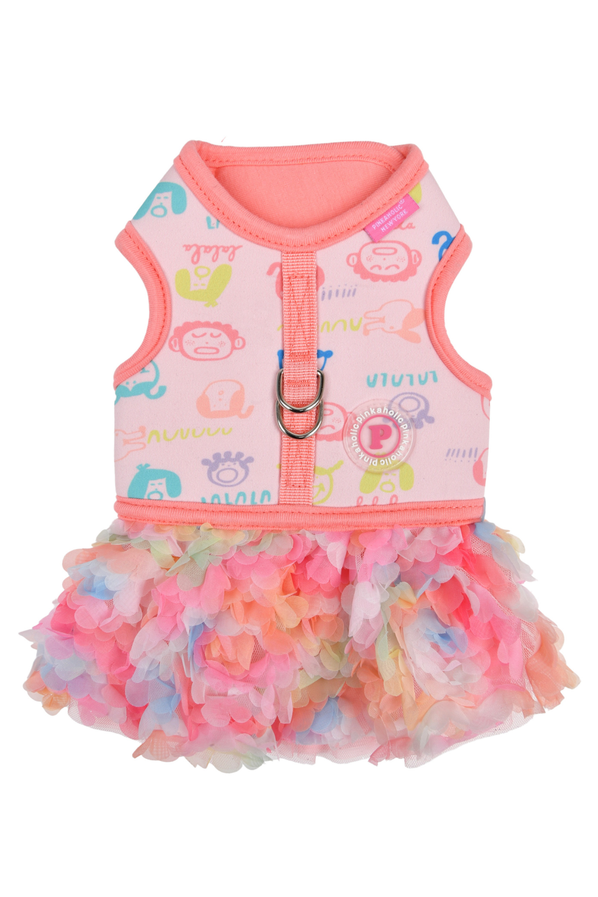 Pinkaholic New York Berthe Elbise Göğüs Tasması Pembe