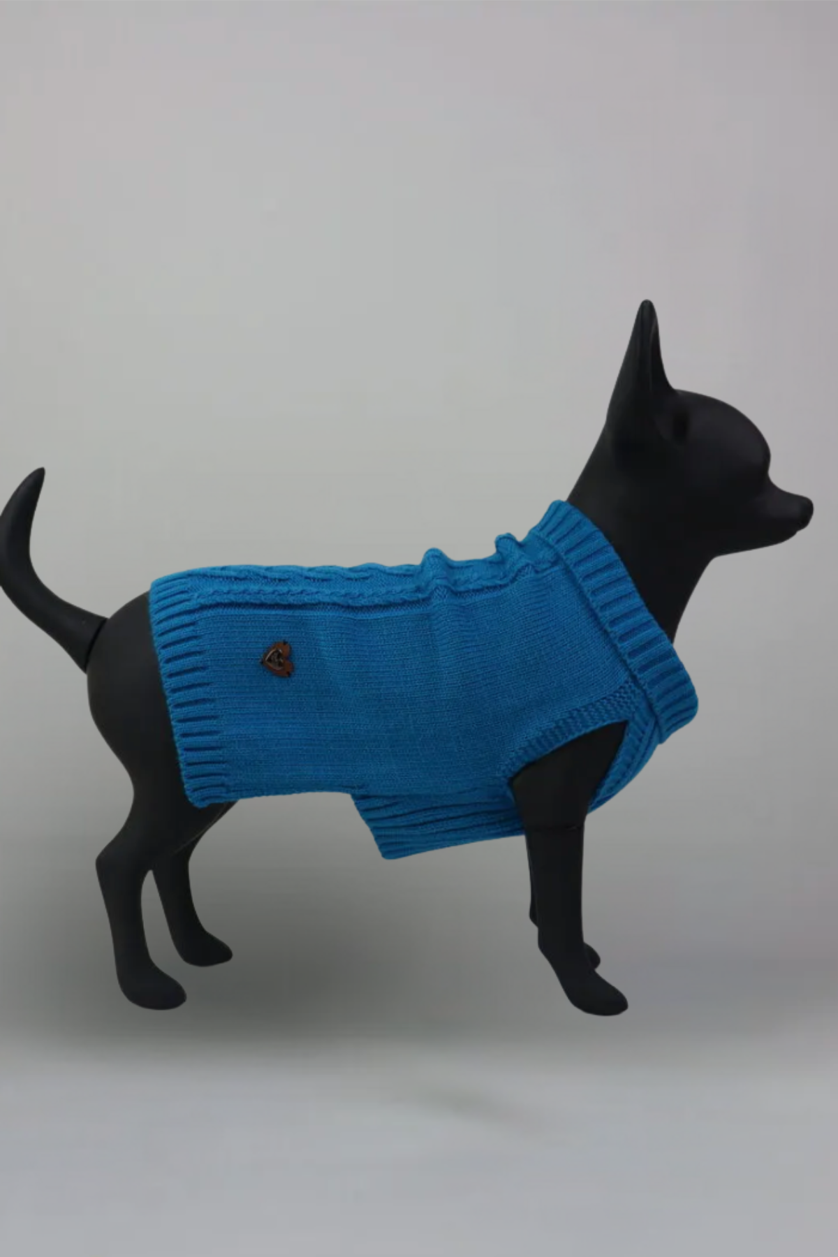 LouLou Örgü Triko Kazak Mavi 