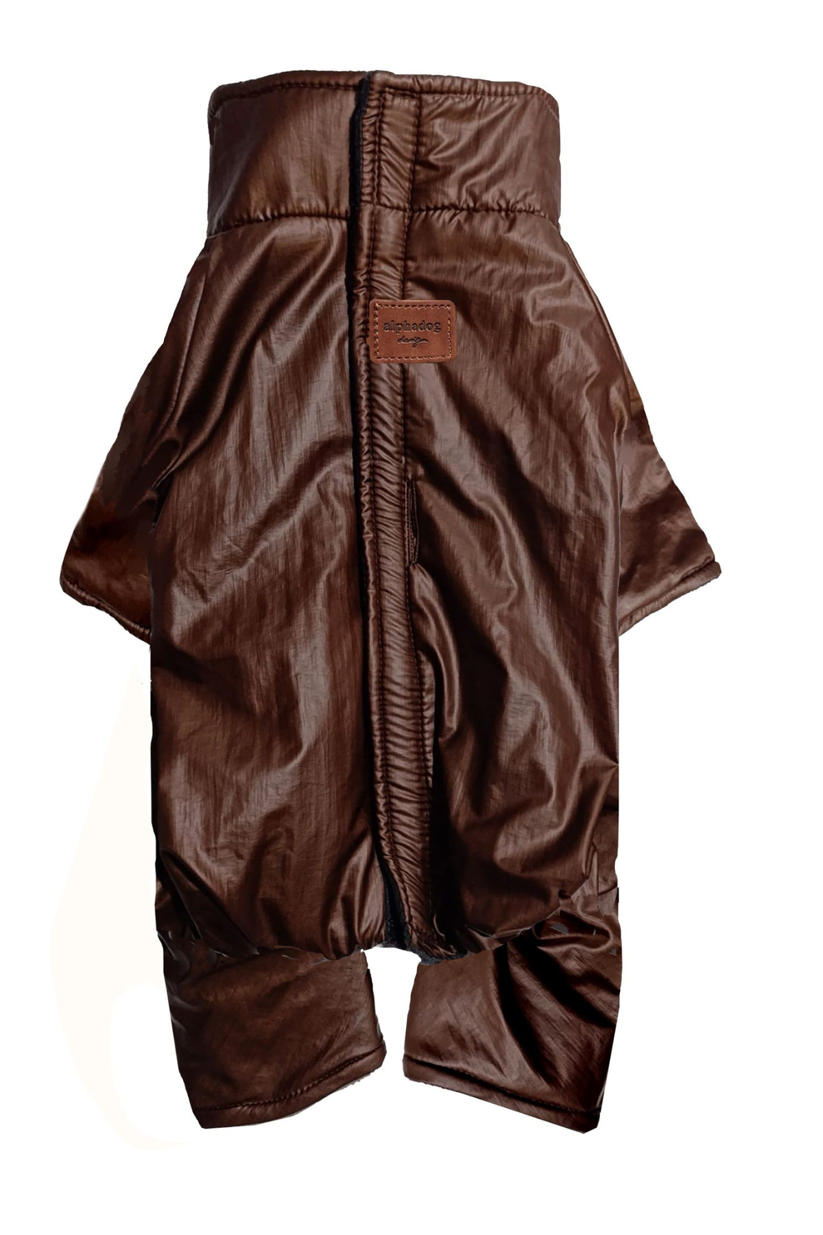 Alphadog Design Coverall Cacao Polarlı Köpek Tulum Yağmurluk