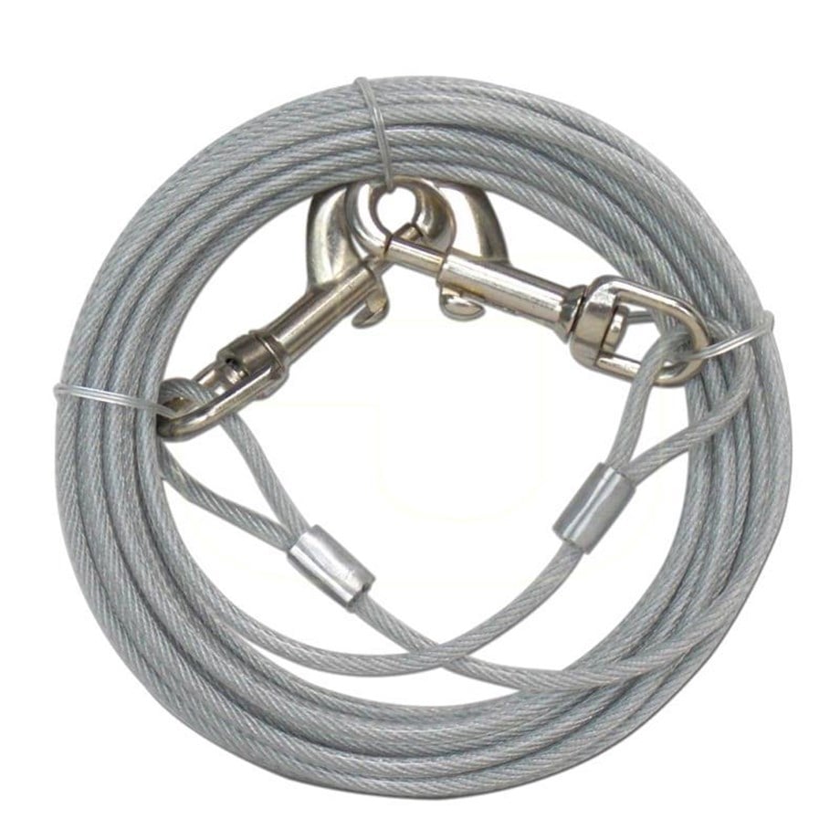 Eastland Köpekler İçin Çelik Bahçe Bağlama Halatı 4,7 mm x 6 m