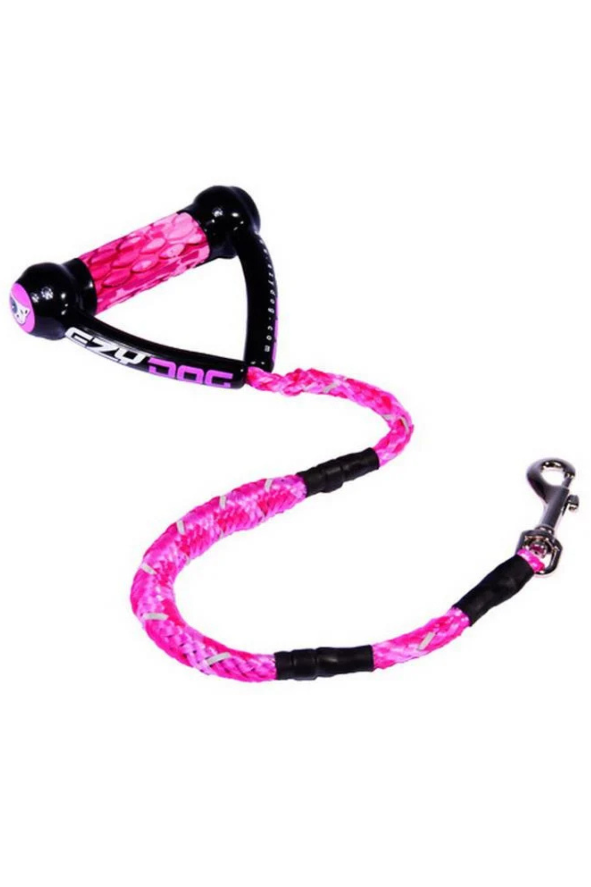 EzyDog Cujo Şok Emici Esneyebilen Köpek Tasması 65 Cm Pembe