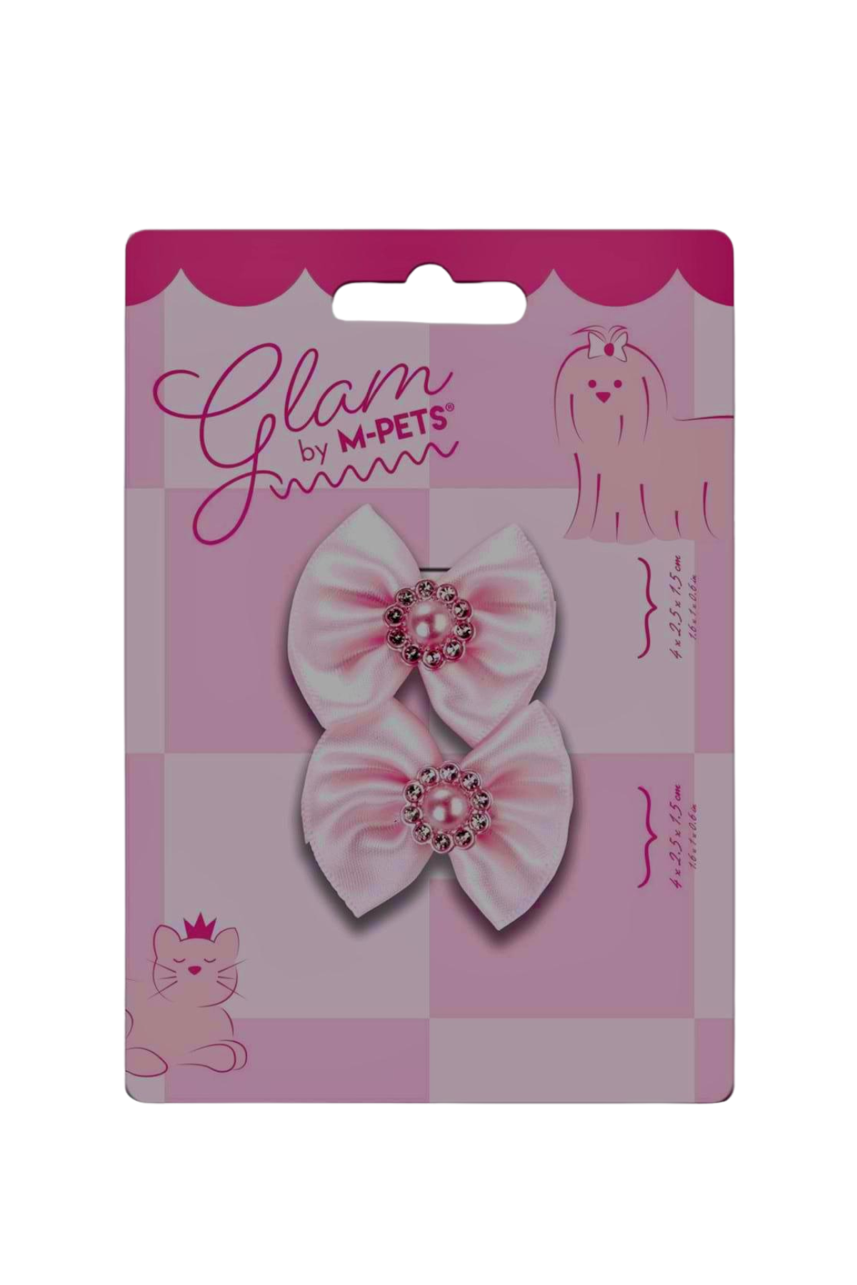 M-Pets Glam Köpekler İçin Aksesuar Toka Pembe