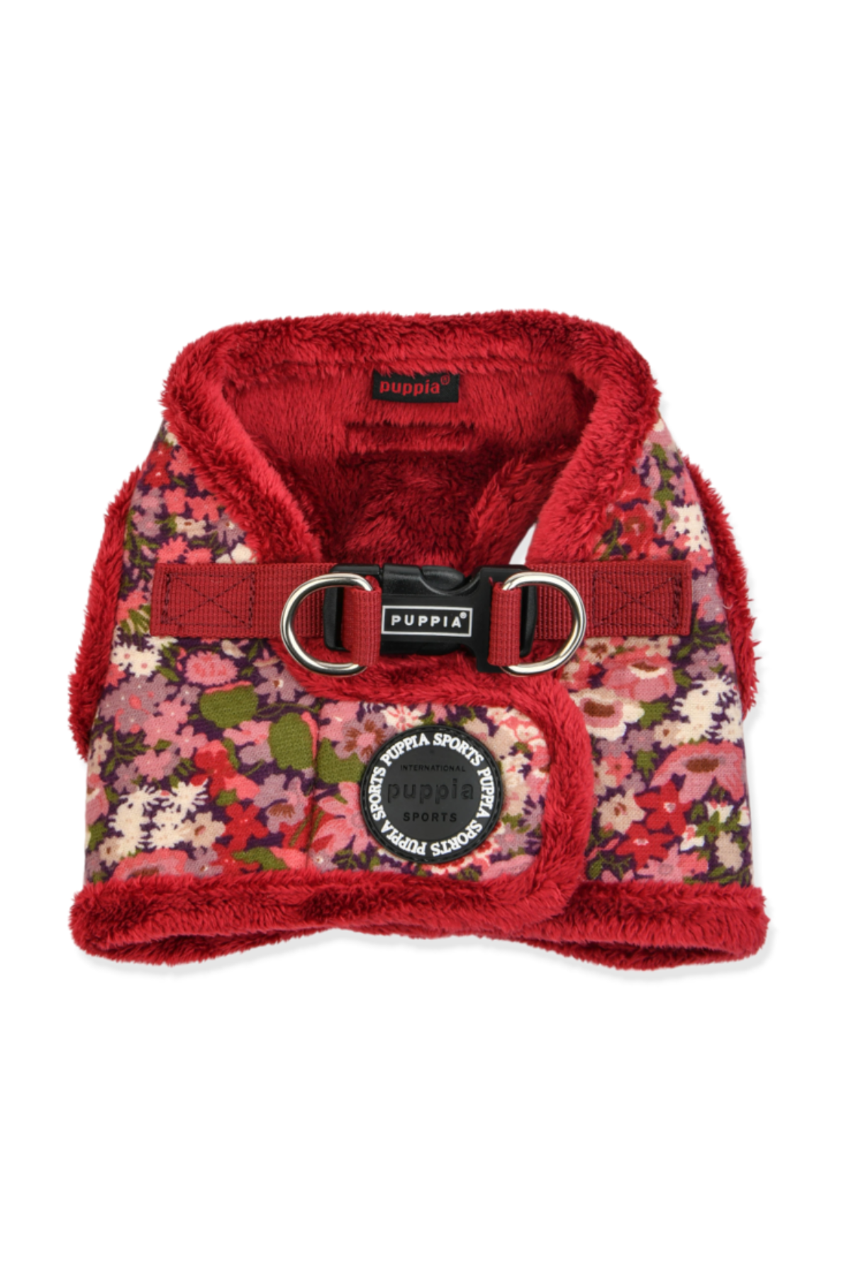 Puppia Gianni Şarap Kırmızısı Köpek Göğüs Tasması