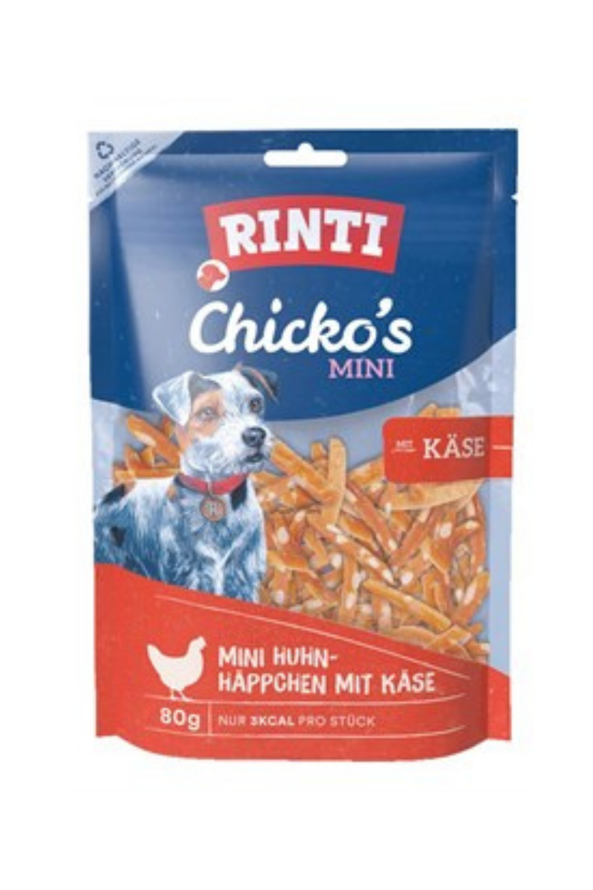 Rinti Chiko's Mini Tavuk ve Peynir Yetişkin Köpek Ödül Maması Stick