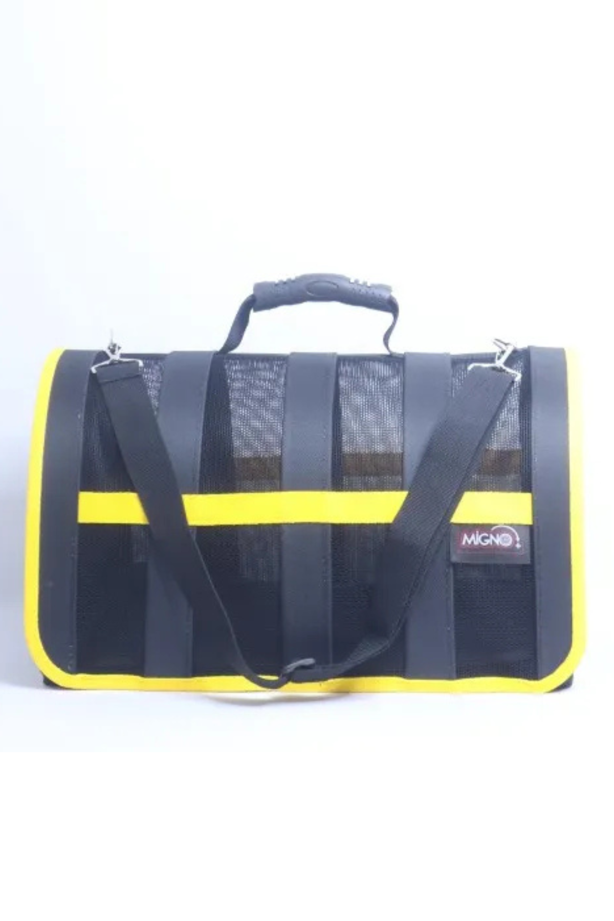 Migno Astra Fileli Model Köpek/Kedi Taşıma Çantası - Sarı