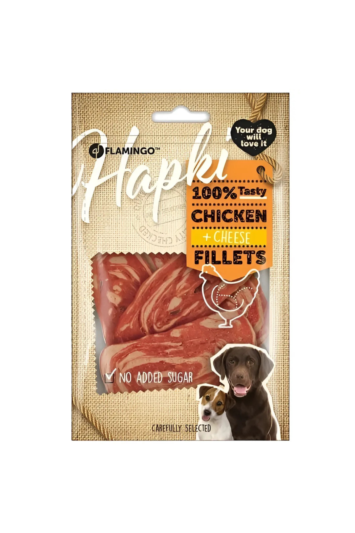 Flamingo Chick'n Tavuk Ve Peynirli Fileto Köpek Ödülü 85 gr