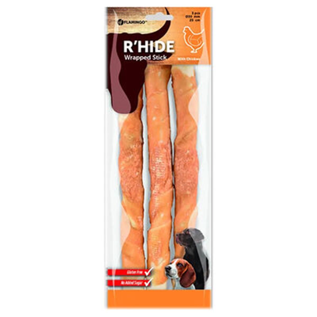 Flamingo R'Hide Chicken Wrapped Stick 3 pieces 17 Cm