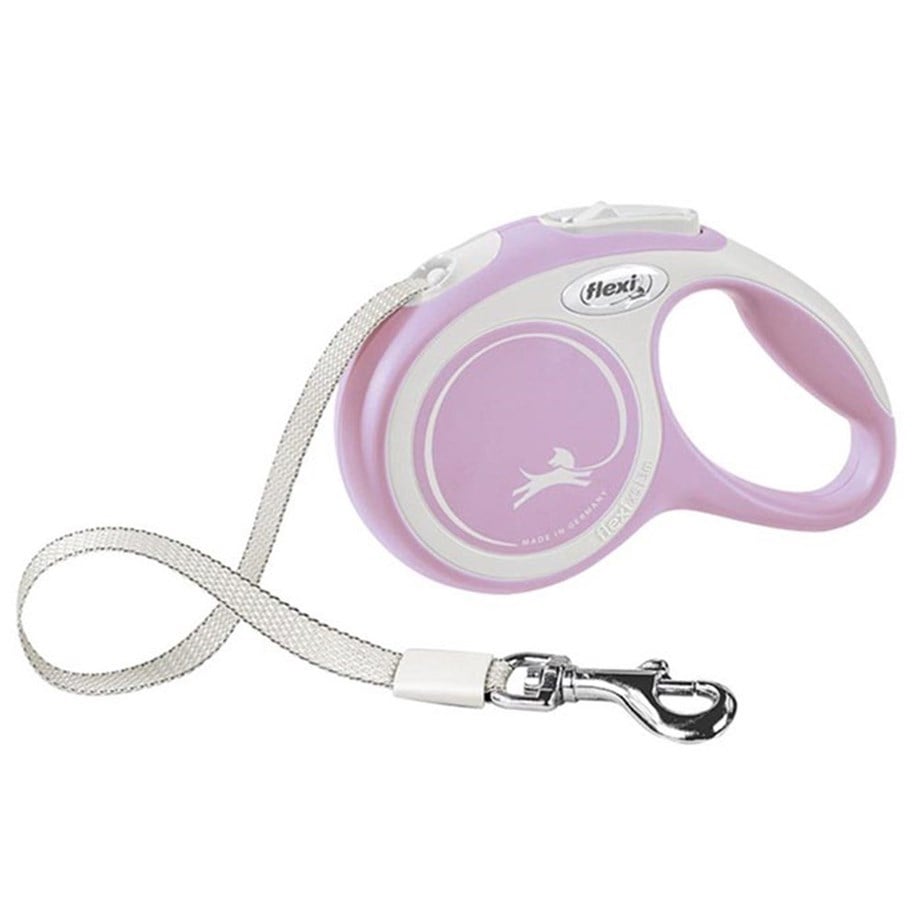 Flexi New Comfort Xs Otomatik Şerit Rose Köpek Gezdirme Kayışı 3 mt