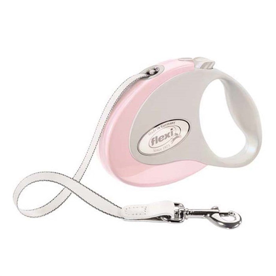 Flexi Style Otomatik Pembe Şerit Gezdirme Small 3 Metre
