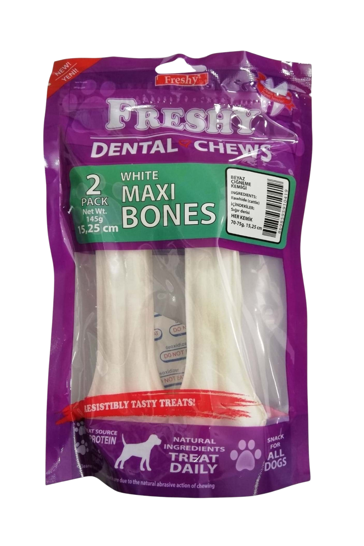 Freshy White Maxi Bones 2li