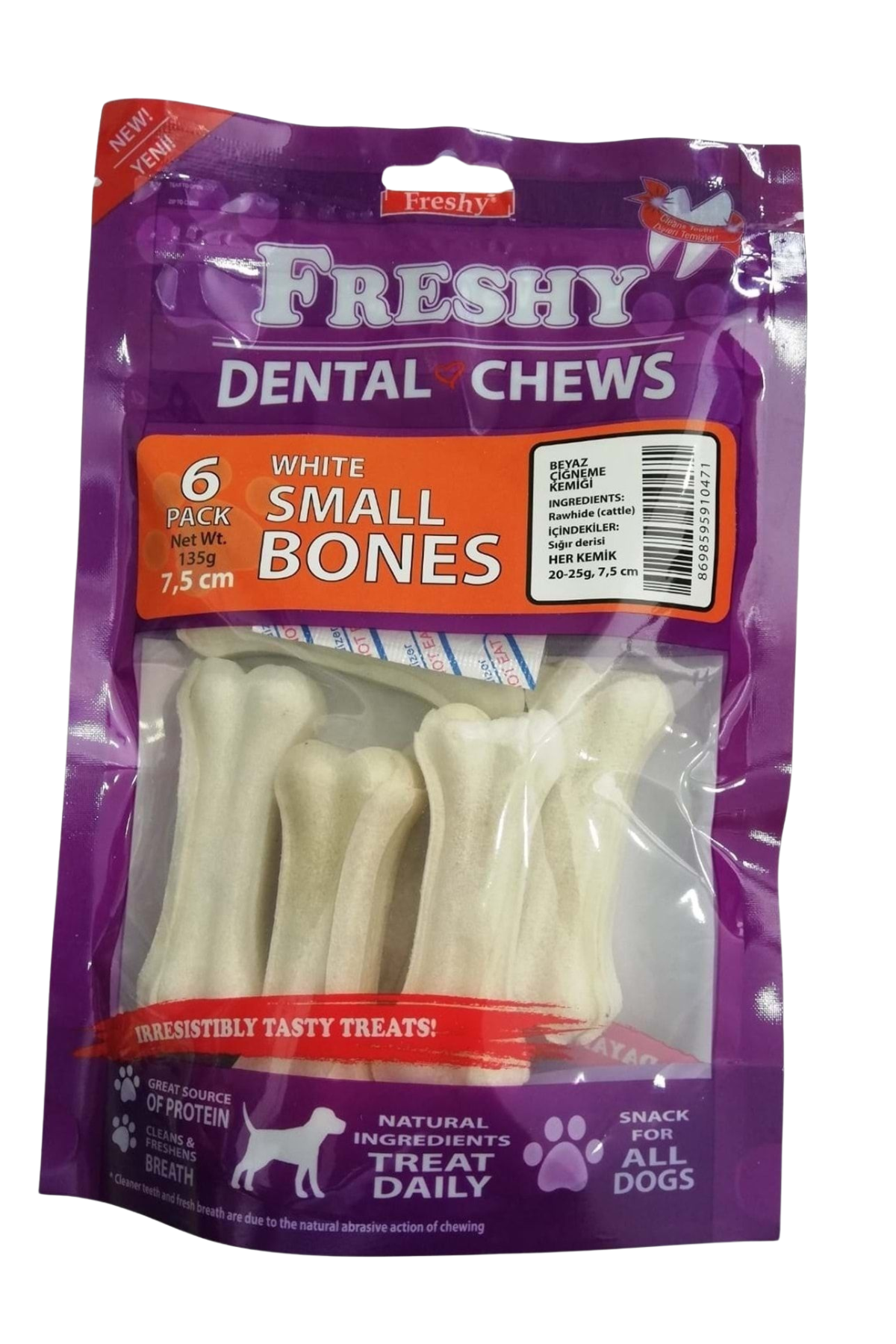 Freshy White Small Bones 6lı