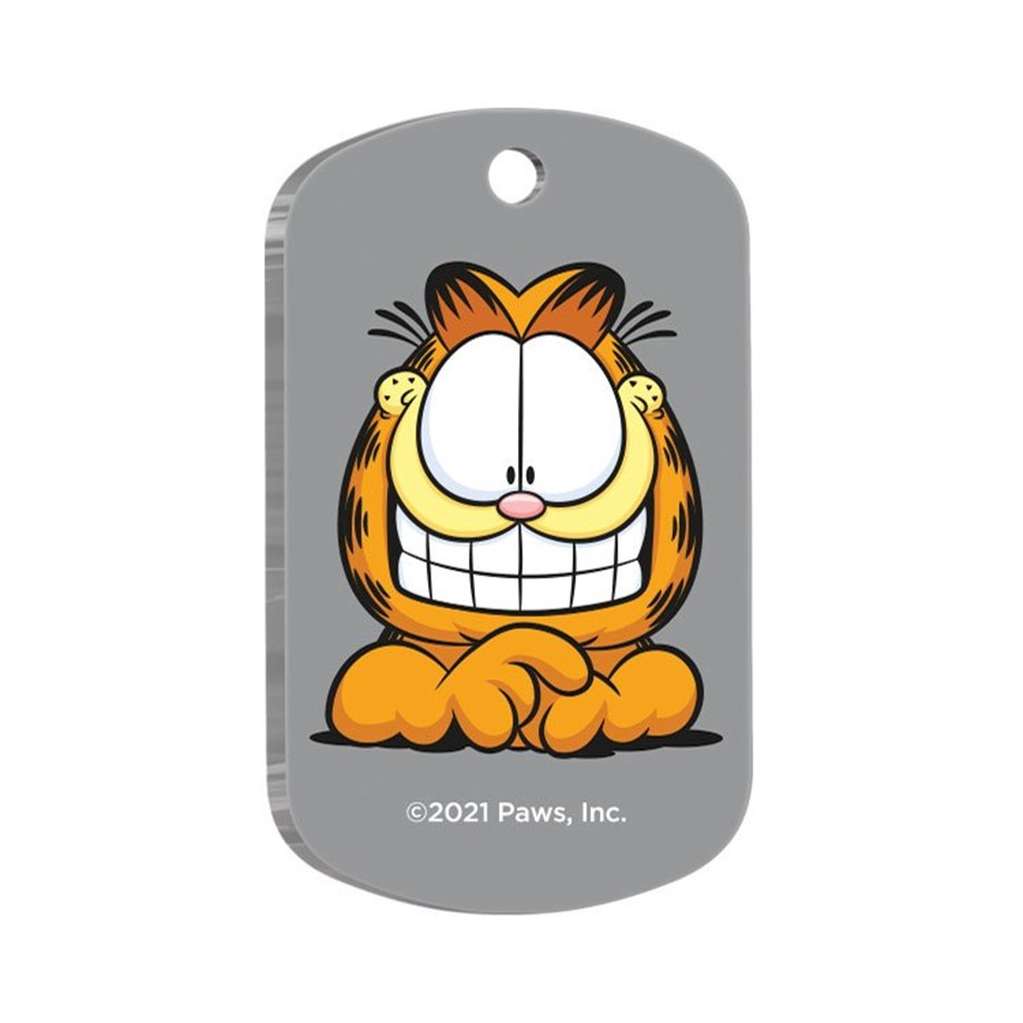 Garfield Military Shaped Cat And Dog Tag