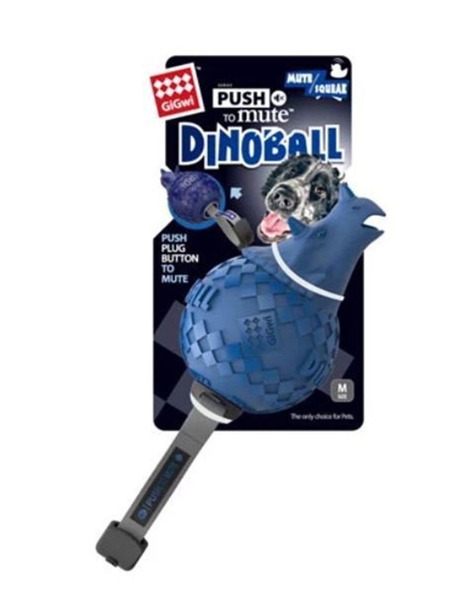 GiGwi 6459 Dinoball Açık Mavi Dinazor Sesli Oyuncak