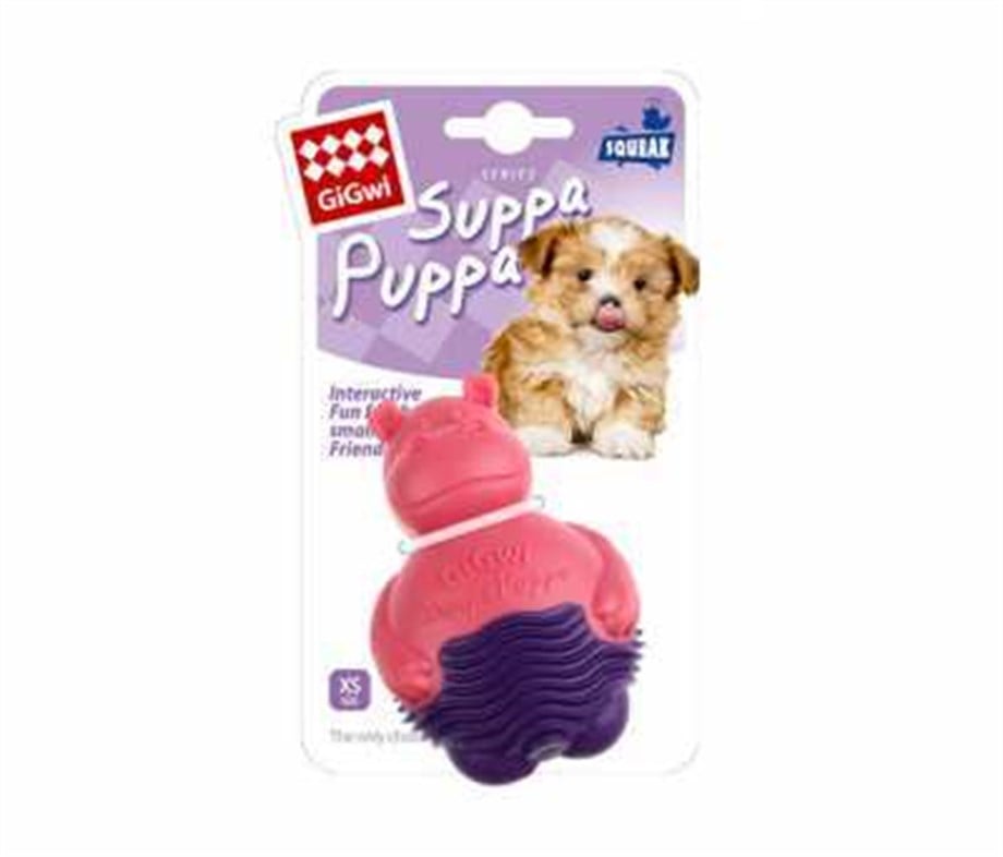 Gigwi 6711 Suppa Puppa Hipopotam Pembe Mor