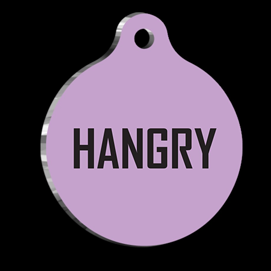 Hangry Cat Dog Tag