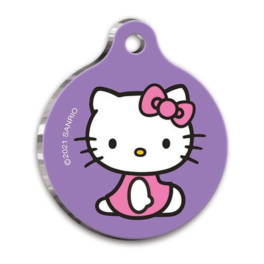 Hello Kitty Round Cat And Dog Tag
