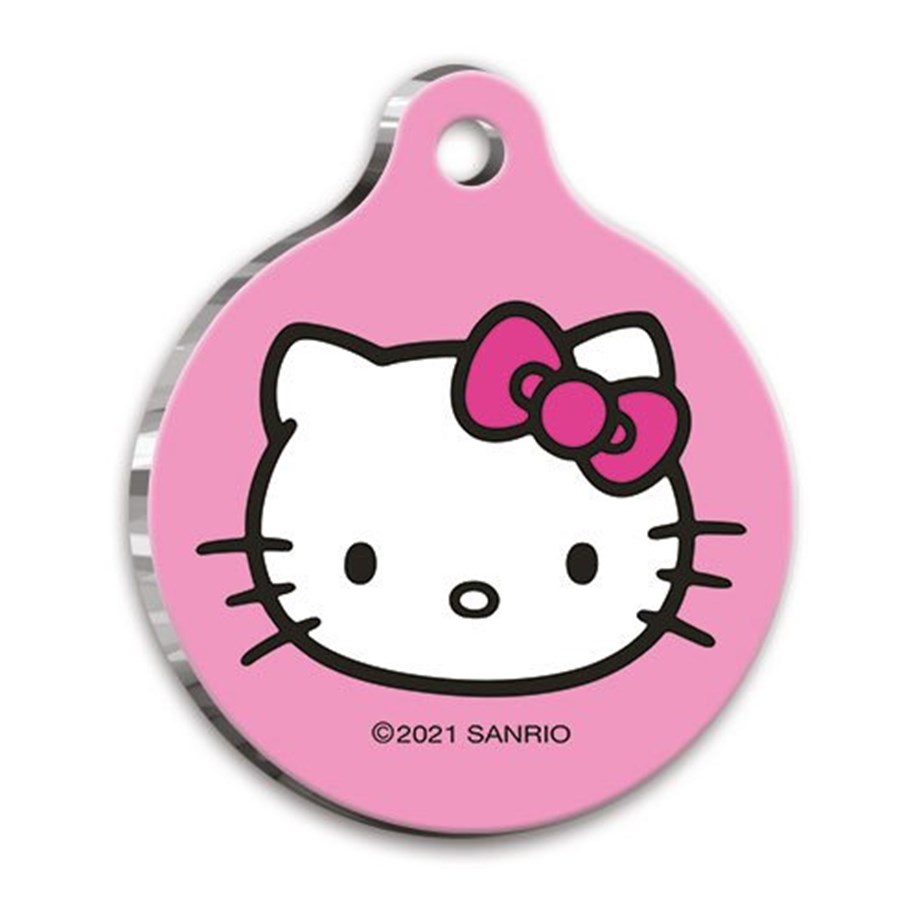 Hello Kitty Round Cat And Dog Tag