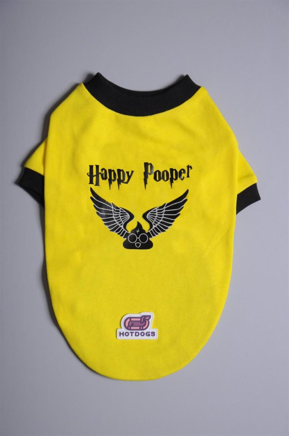 Hotdogs Happy Pooper Köpek T-Shirt