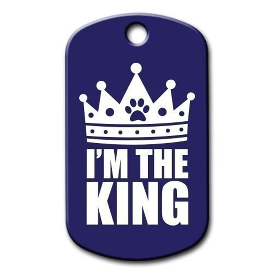 I'M The King Cat Dog Tag