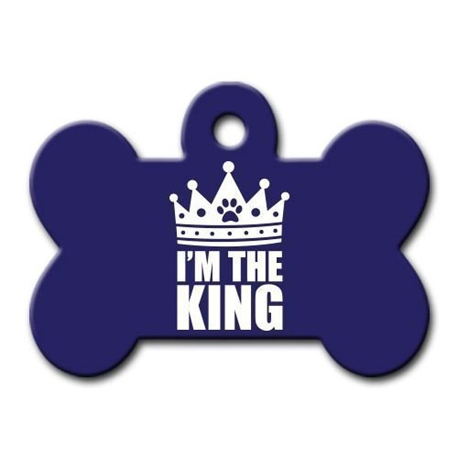 I'M The King Bone Cat Dog Tag