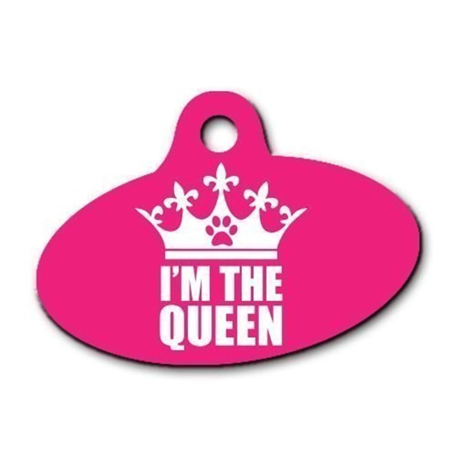 I'M The Queen Ellipse Cat Dog Tag