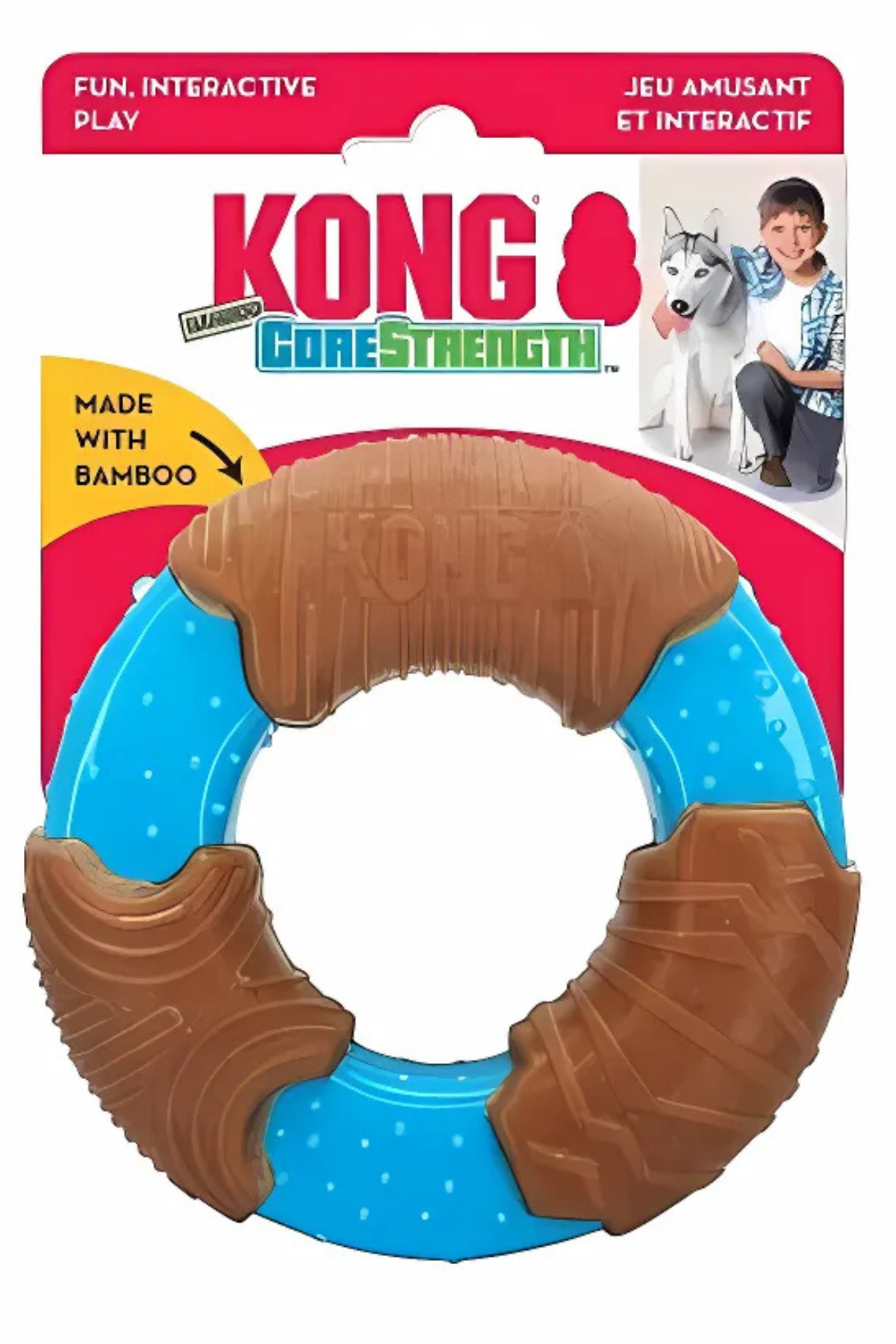 KONG CoreStrength Halka Şeklinde Köpek Oyuncağı - S
