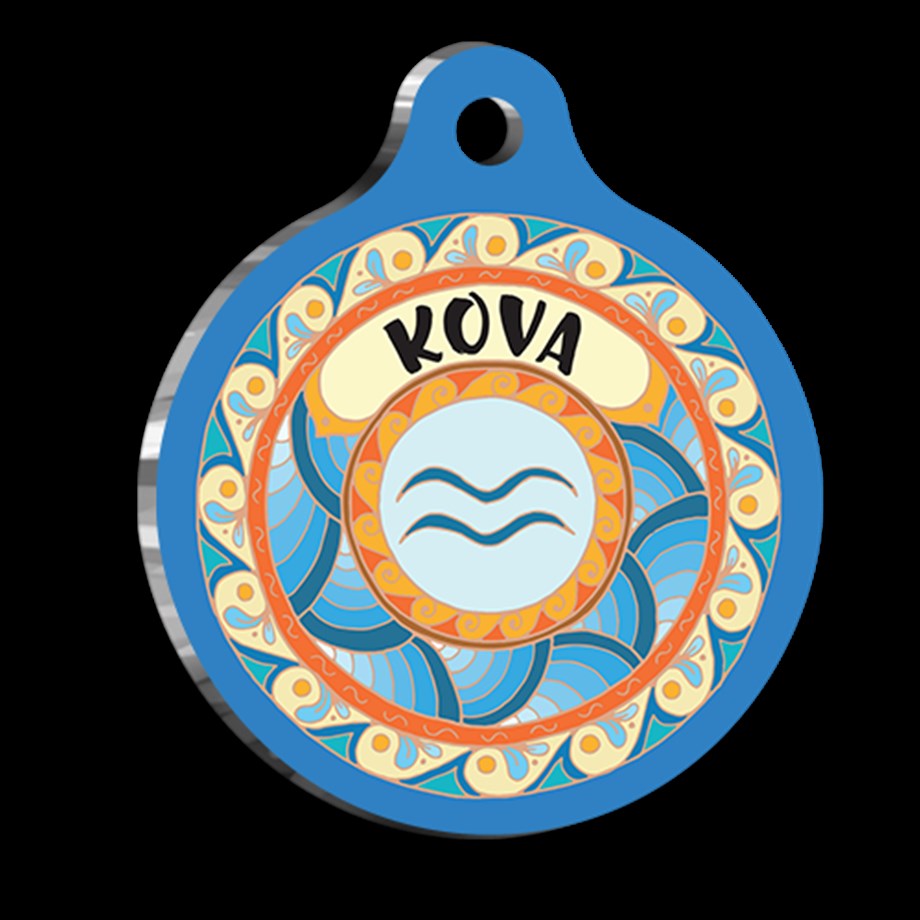 Aquarius Cat Dog Tag