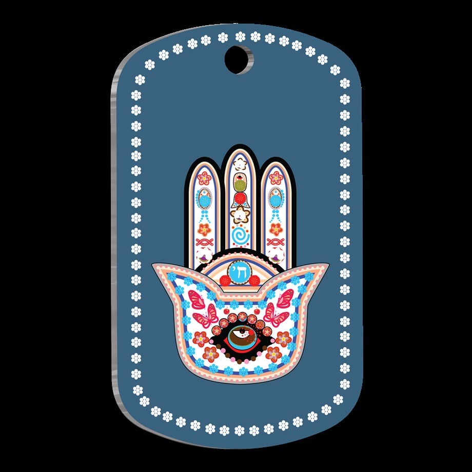 Dark Blue 3. Eye Pet Tag