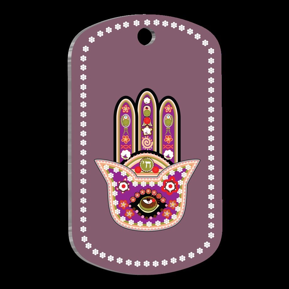 Dark Purple 3.Göz Pet Tag