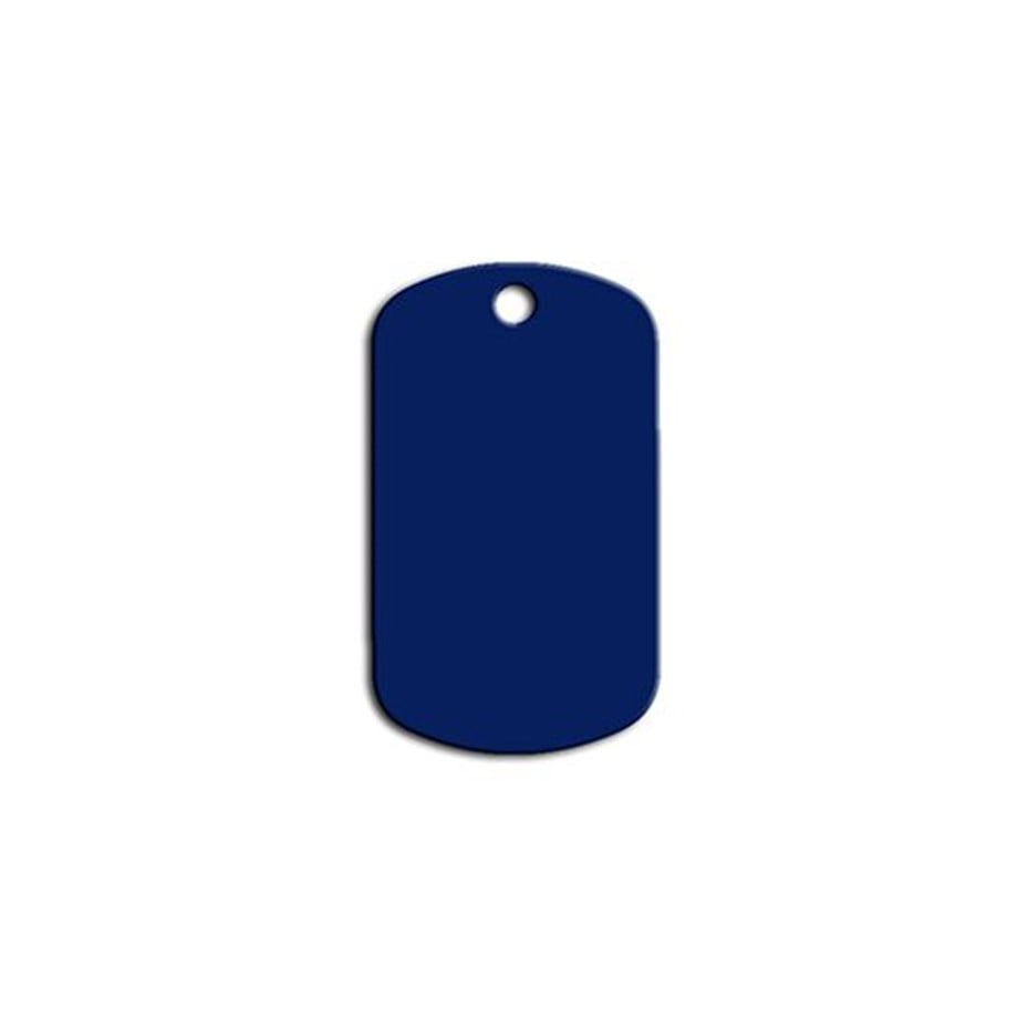 Little Military Cat Dog Tag Blue