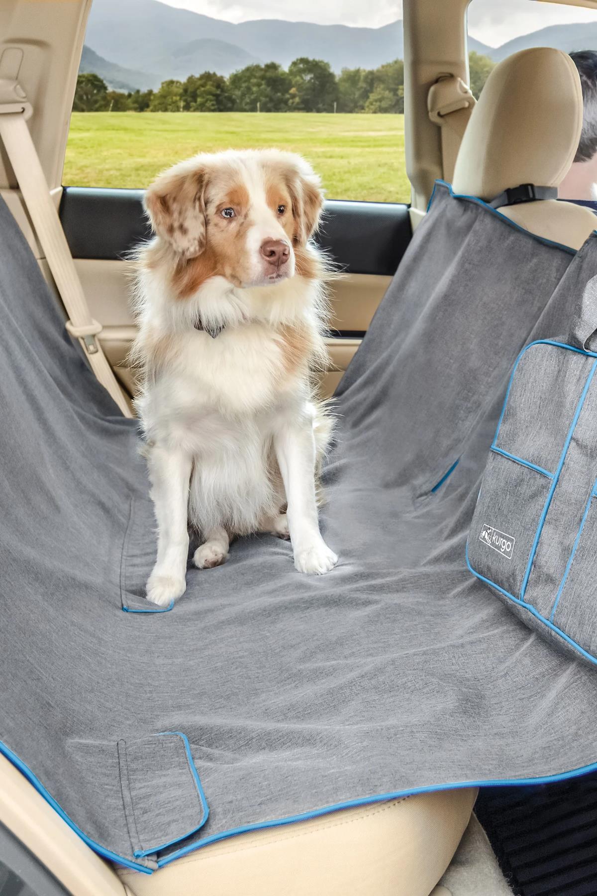 KURGO HEATHER ARKA KOLTUK HAMAĞI Gri/Mavi