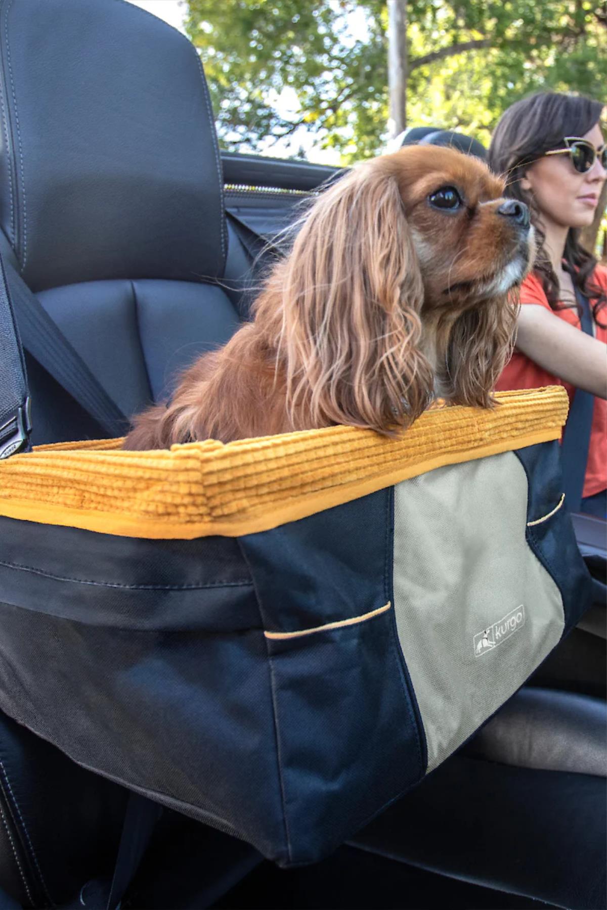 KURGO SKYBOX KÖPEK OTOKOLTUĞU Kavuniçi / Siyah