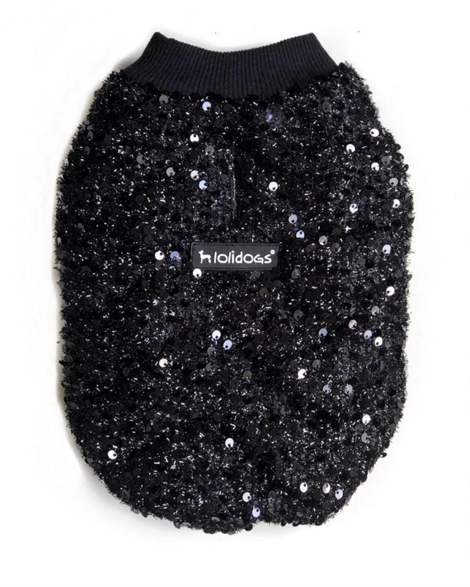 Lolidogs Amy Pullu Köpek Montu Siyah