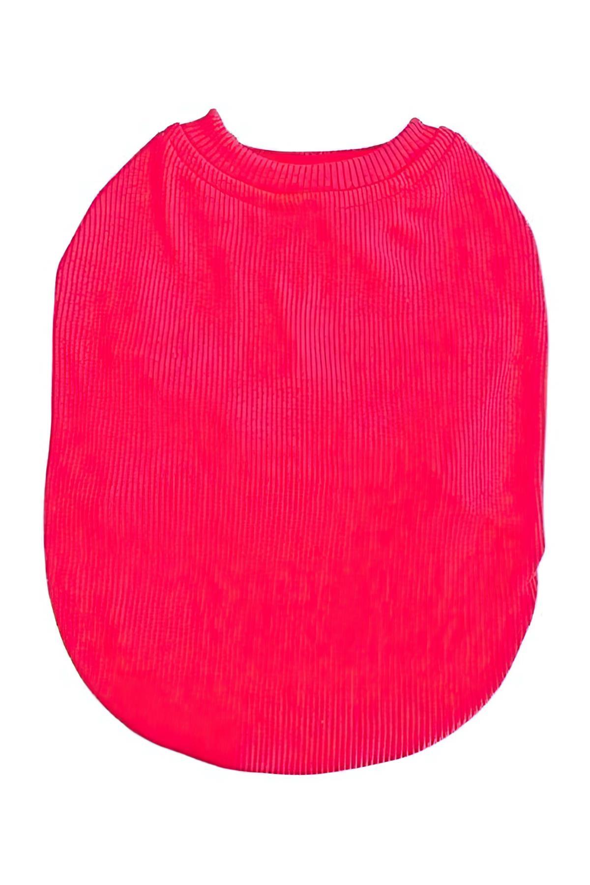 Lolidogs Basics - Kaşkorse Köpek Tshirtü Neon Pembe