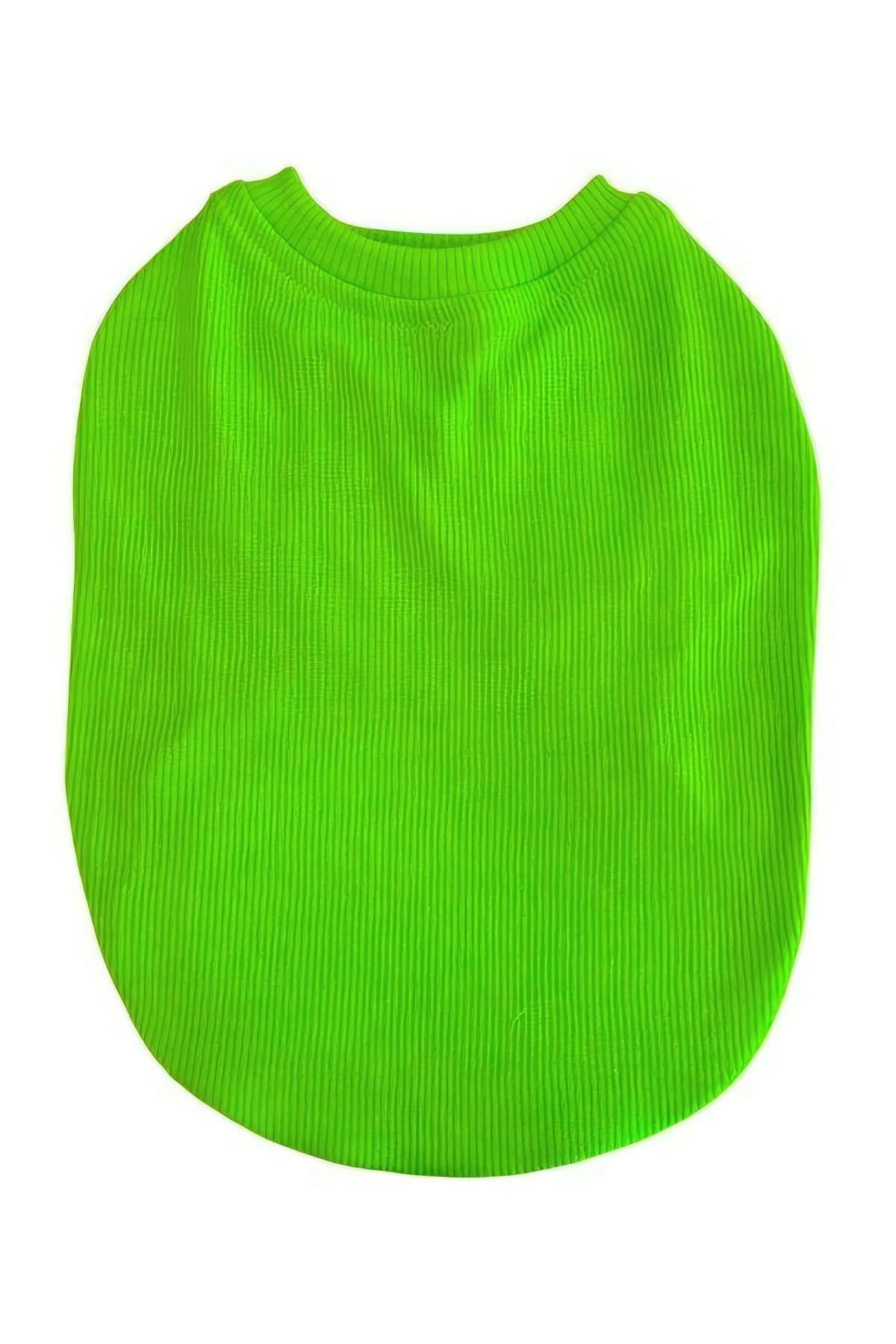 Lolidogs Basics - Kaşkorse Köpek Tshirtü Neon Yesil