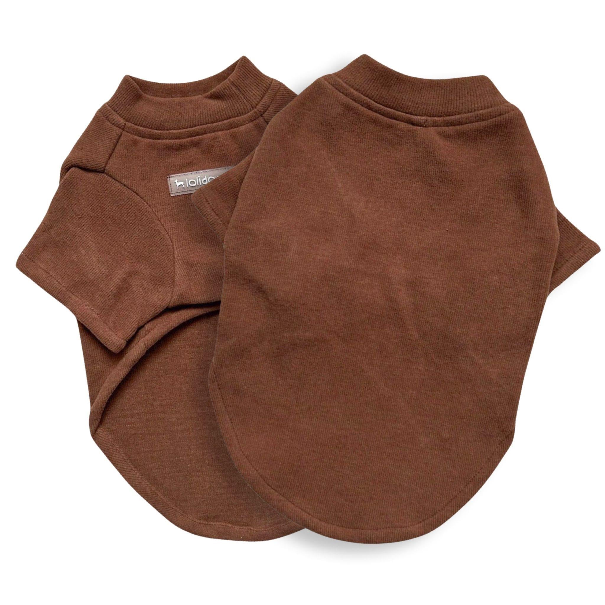 Lolidogs Chocolate Kadife Köpek Sweatshirtü