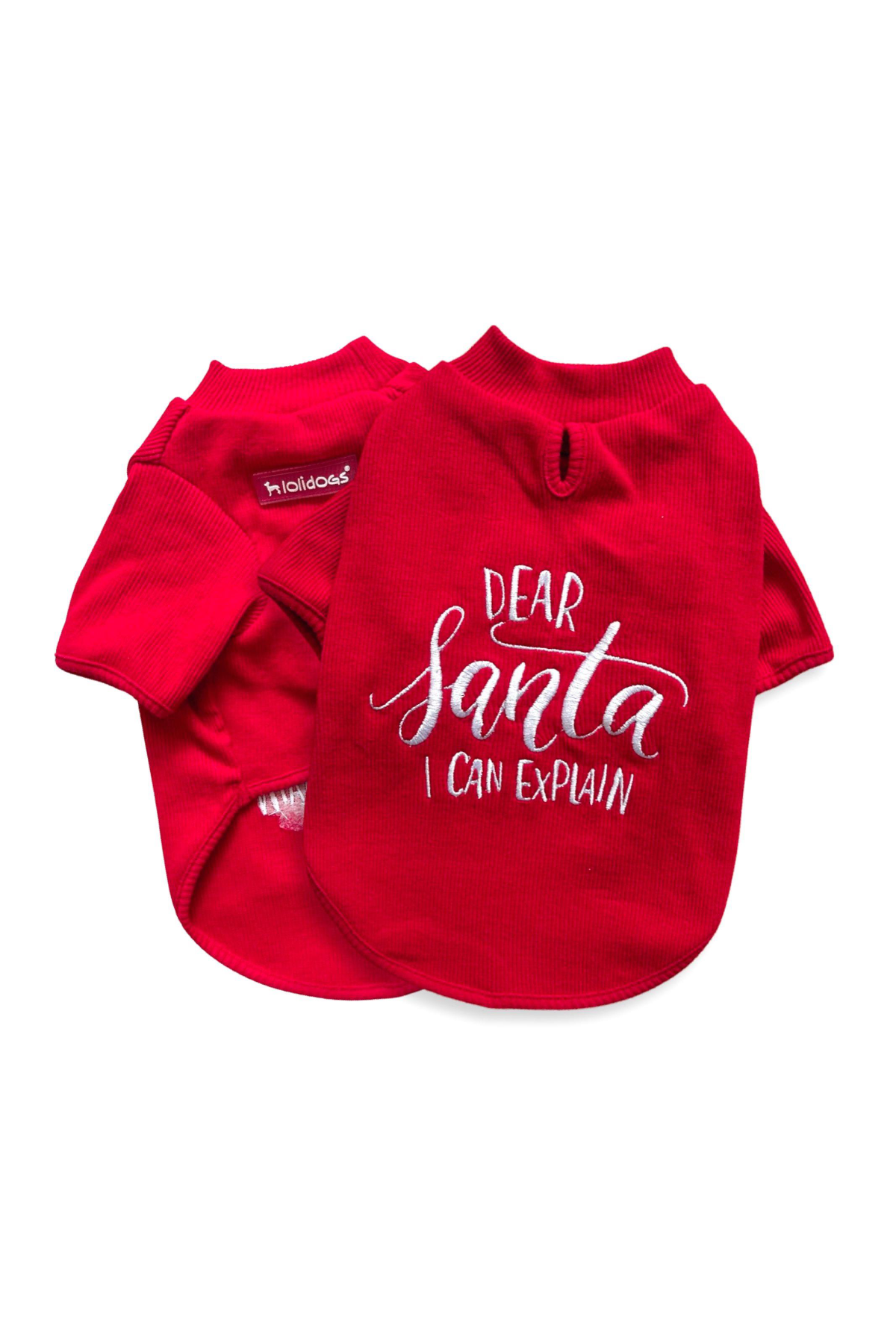 Lolidogs Dear Santa i Can Explain Köpek Basic Sweatshirt