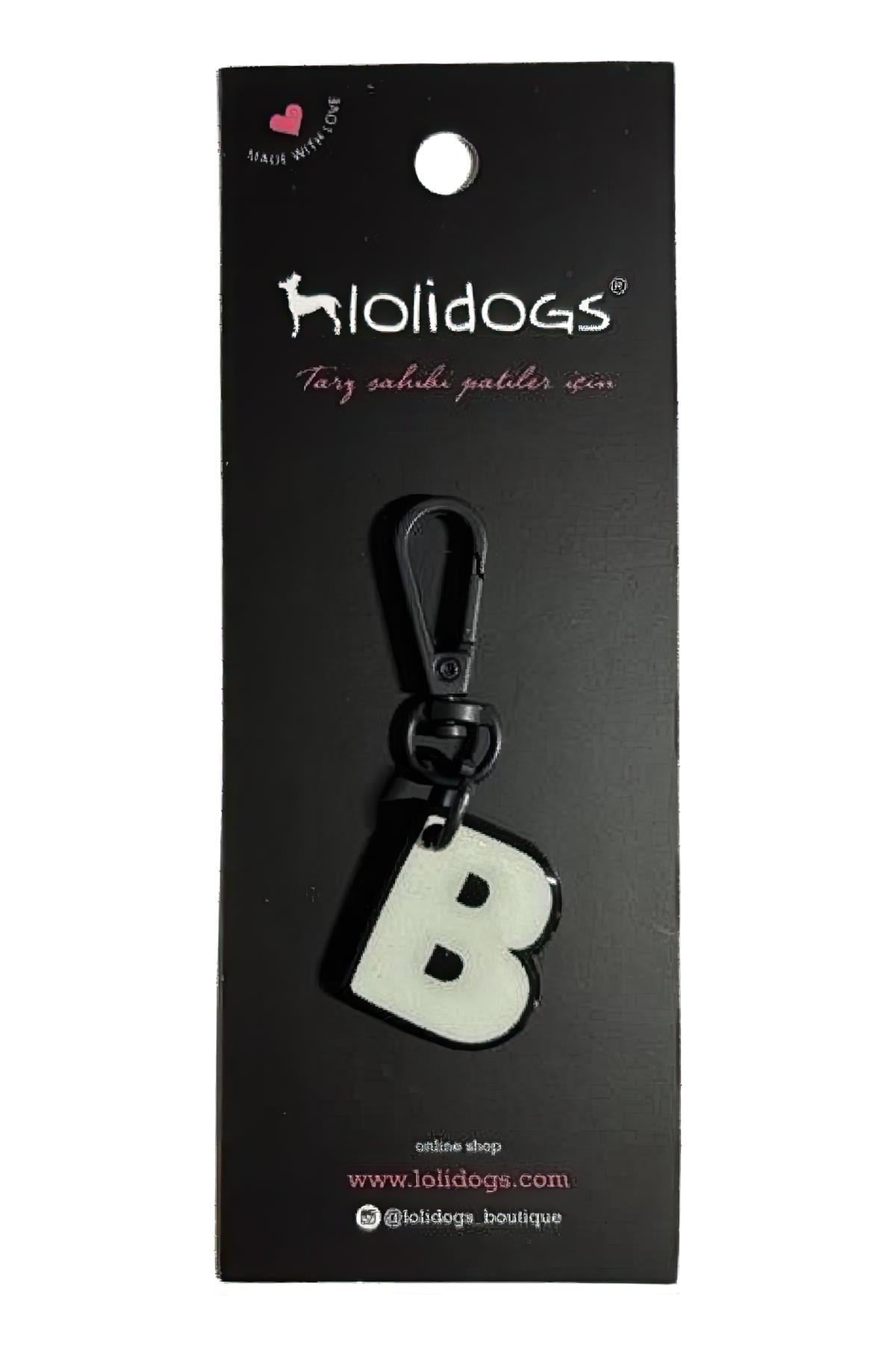 Lolidogs Harf Seçenekli Köpek Künyesi - Karanlıkta Parlayan Lumi Kaplama