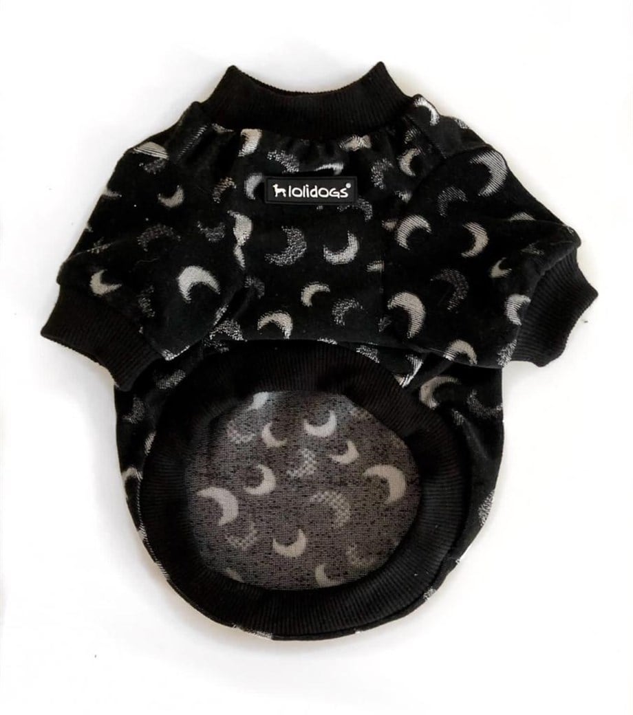 Lolidogs Moon Pamuk Kadife Köpek Sweatshirtü