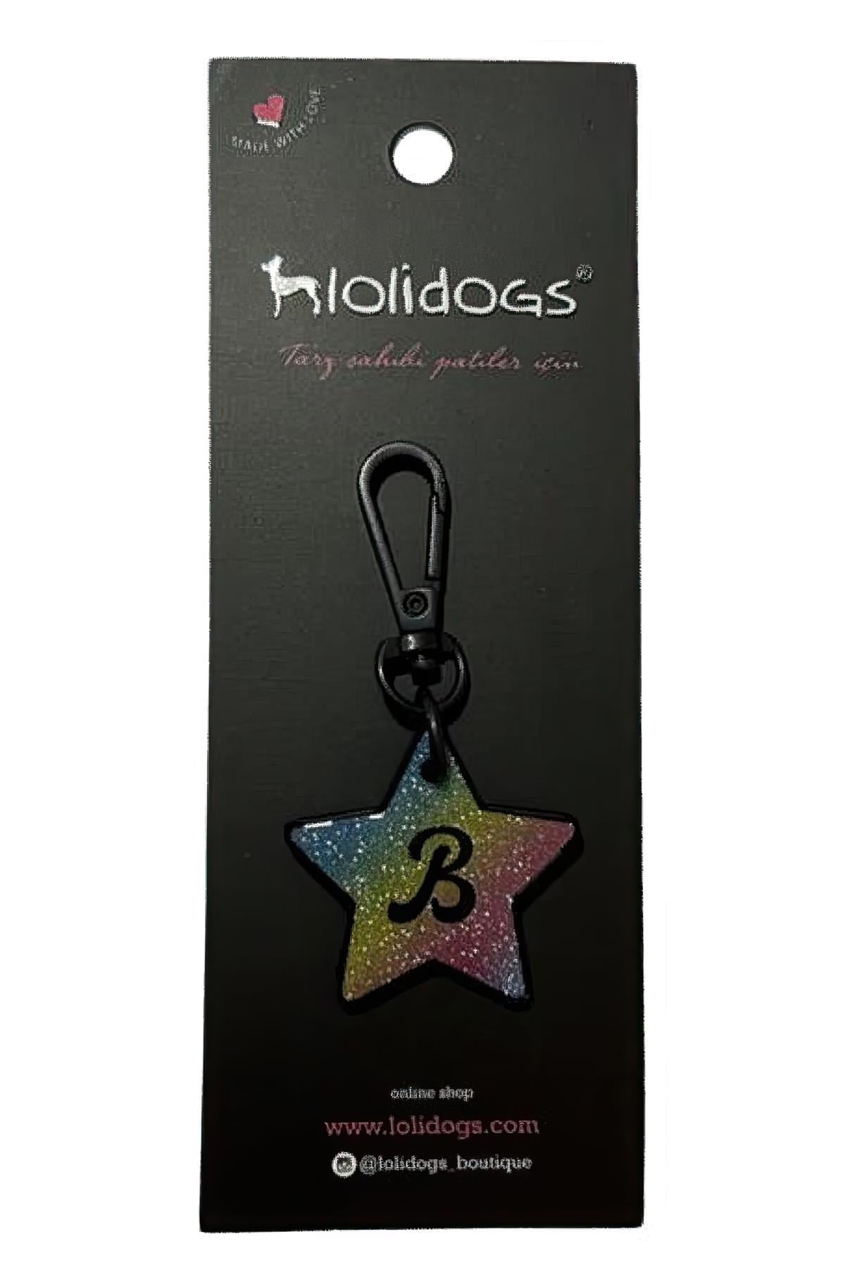 Lolidogs Yıldız Köpek Künyesi - Rainbow