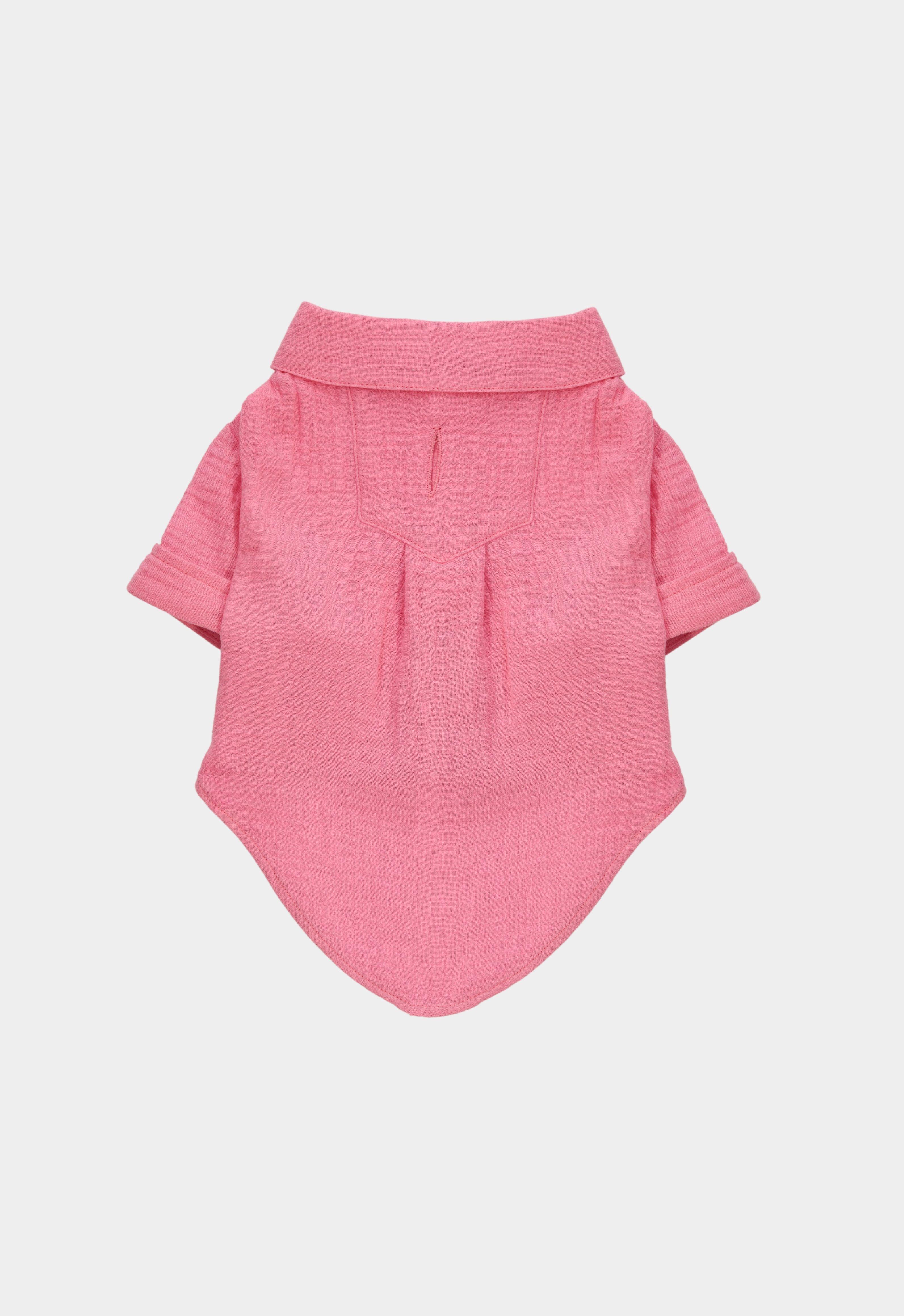 Lorico-Pet Positano Gömlek - Pembe Köpek Kıyafeti