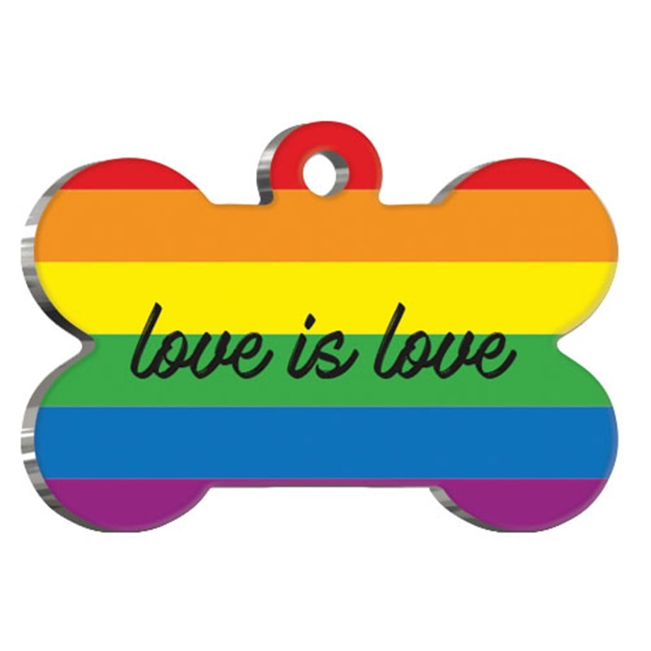Love Is Love Cat Dog Tag