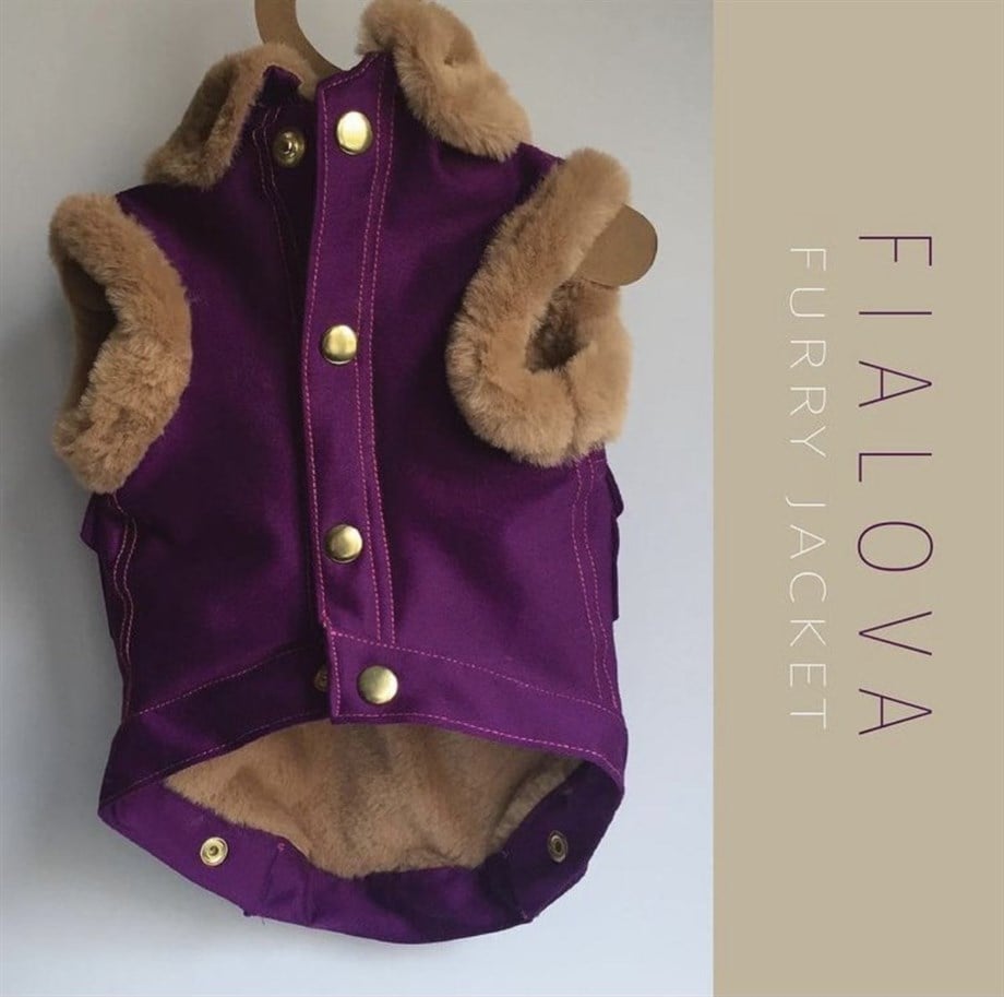 Lulu The Urban Pup Fialova Jacket Köpek