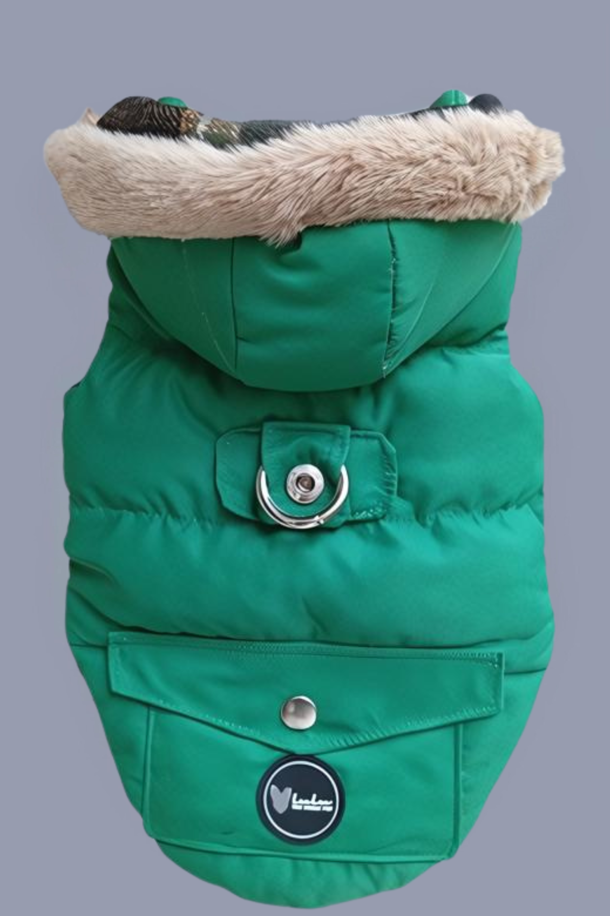 Lulu The Urban Pup The Green Puffer Jacket Köpek Mont