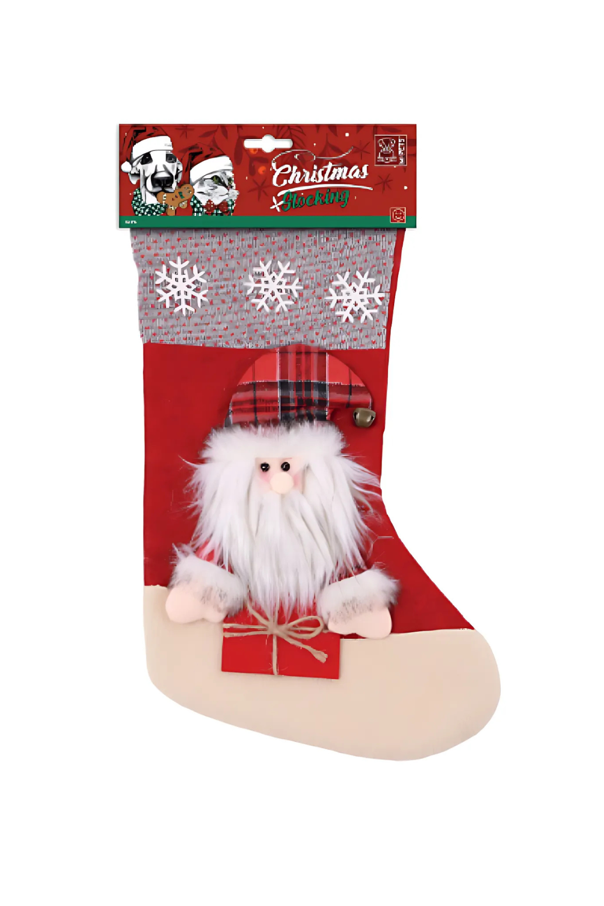 M-Pets Christmas Santa Köpek Oyuncağı